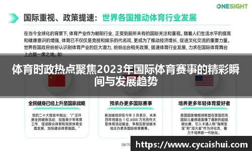 体育时政热点聚焦2023年国际体育赛事的精彩瞬间与发展趋势